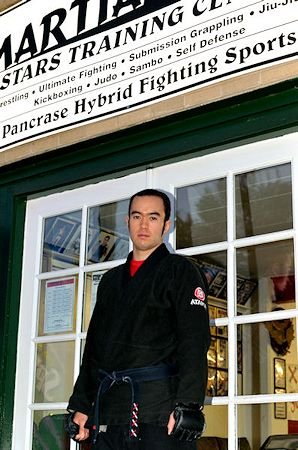 Professor Billy Hendricks at the Pancrase MMA Academy
