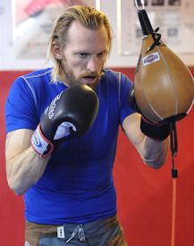 Double-end ball at Pancrase MMA Academy