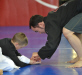 Professor Hendricks teaches kid's grappling techniqes