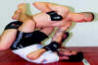UFC fighter Nate Marquardt & trainer Billy Hendricks show techniqes for Grappling magazine
