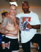 Pancrase USA fighter Parker with UFC champ Maurice Smith