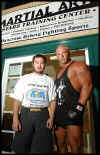 Trainer Billy Hendricks and UFC fighter Ron Waterman